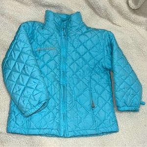 Columbia girls quilted jacket size 4/5